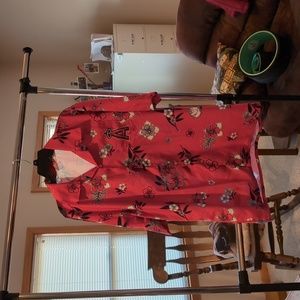 Angels of Anaheim button down Hawaiian shirt